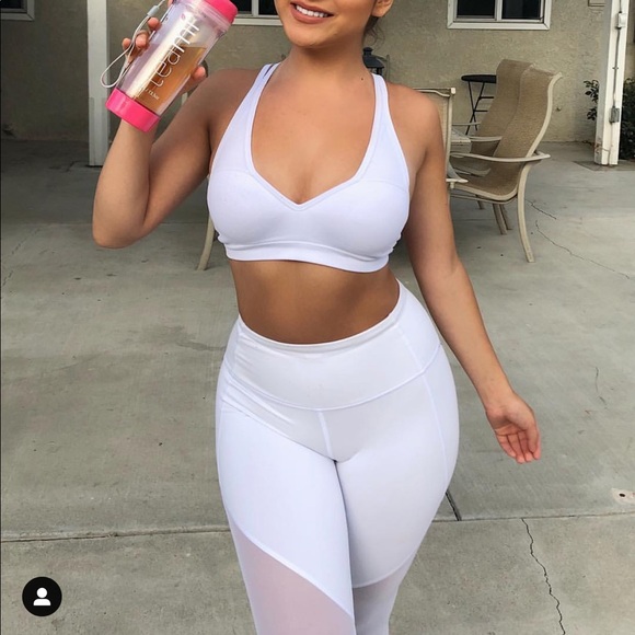 Tops - Victoria’s Secret white mesh leggings